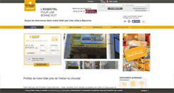 Desktop Screenshot of premiere-classe-bayonne.fr